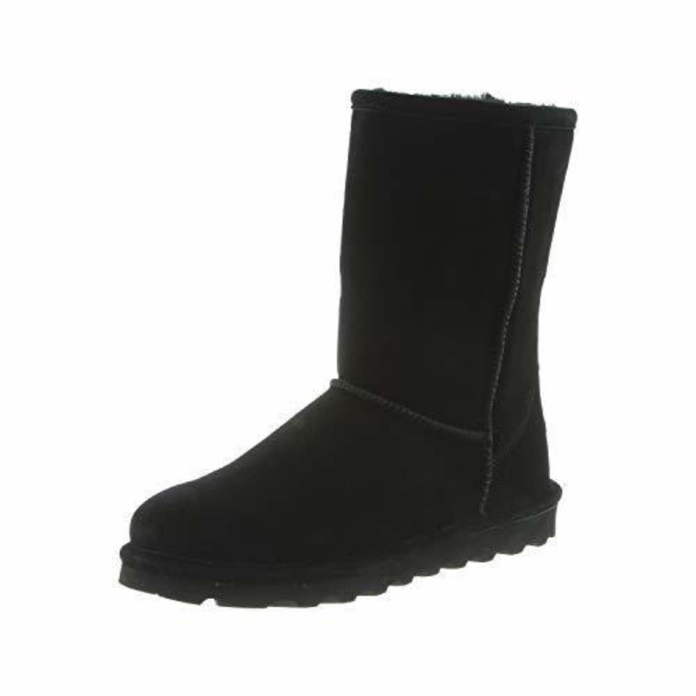 BEARPAW WOMEN'S ELLE SHORT BLACK SIZE 9 | WOMEN'S BOOT CLASSIC SUEDE | WOME
